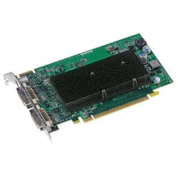 Matrox M9120-E512F PCIe x16 DualHead, 1920x1200 digital; 2048x1536 analog, Passive cooling